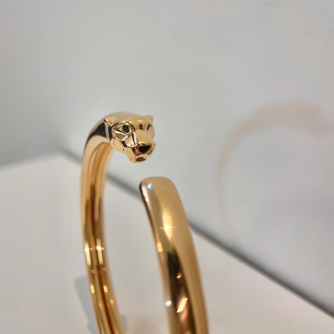 [CharmAmor]PANTHERE GOLD OPEN BRACELET