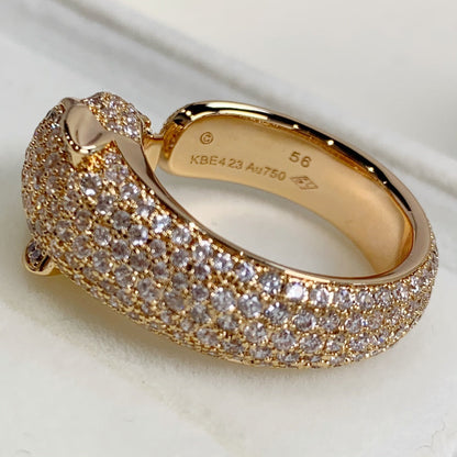 [CharmAmor]PANTHERE PINK GOLD DIAMOND RING