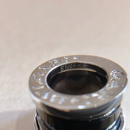 [CharmAmor]ZERO 1 BLACK CERAMIC SILVER NECKLACE