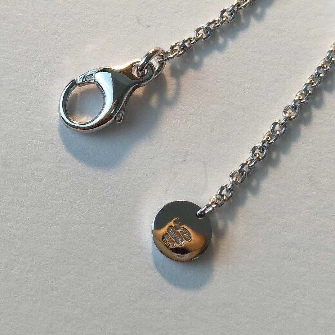 [CharmAmor]ZERO 1 BLACK CERAMIC SILVER NECKLACE