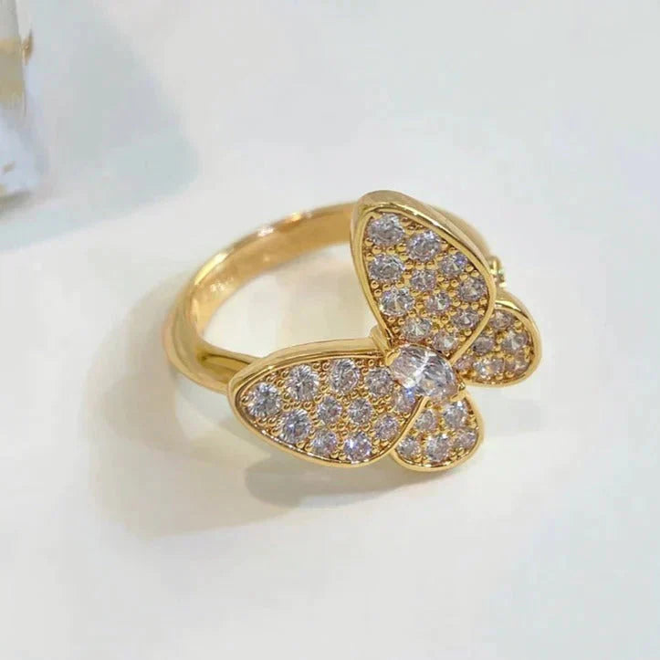 [CharmAmor]BUTTERFLY DIAMOND RING