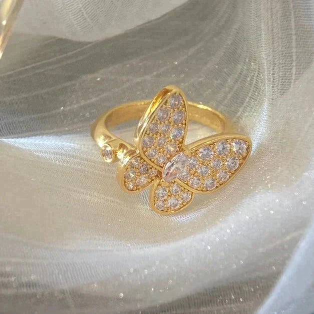 [CharmAmor]BUTTERFLY DIAMOND RING