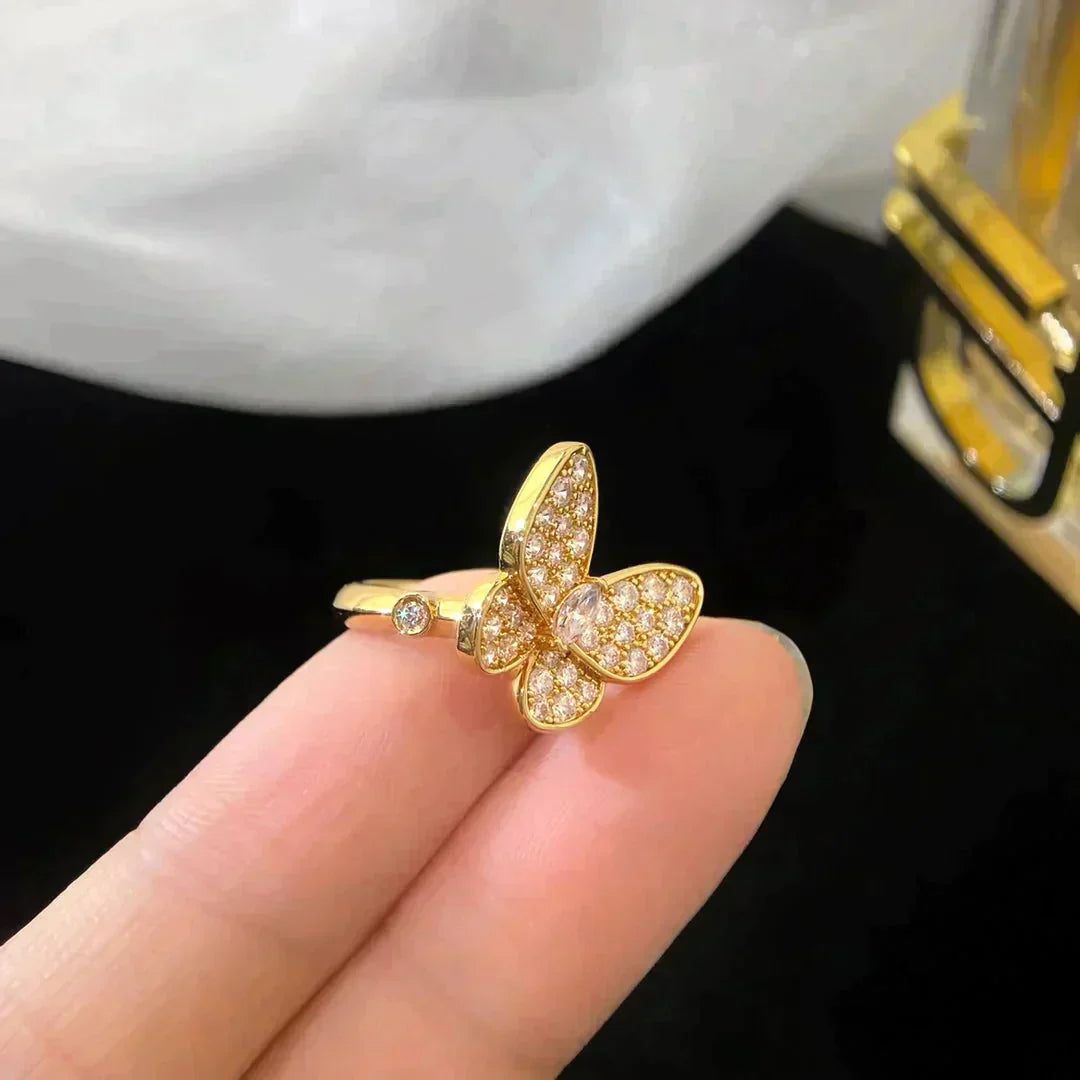 [CharmAmor]BUTTERFLY DIAMOND RING