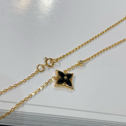 [CharmAmor]STAR BLACK MOP NECKLACE