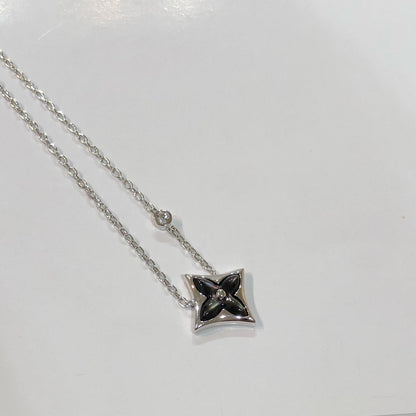 [CharmAmor]STAR BLACK MOP NECKLACE