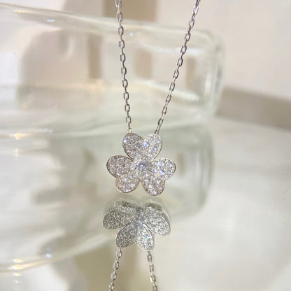 [CharmAmor]FLOWER DIAMOND NECKLACE