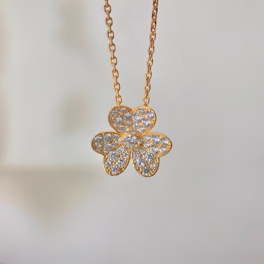 [CharmAmor]FLOWER DIAMOND NECKLACE
