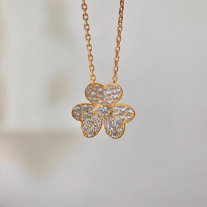 [CharmAmor]FLOWER DIAMOND NECKLACE