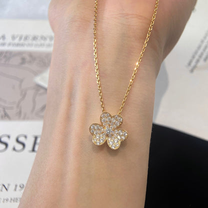 [CharmAmor]FLOWER DIAMOND NECKLACE