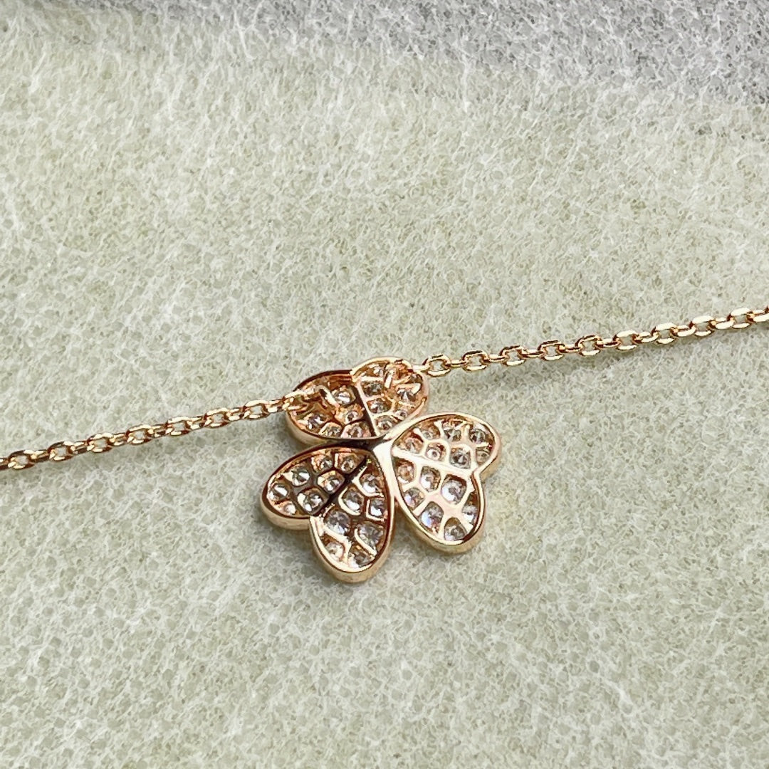 [CharmAmor]FLOWER DIAMOND NECKLACE