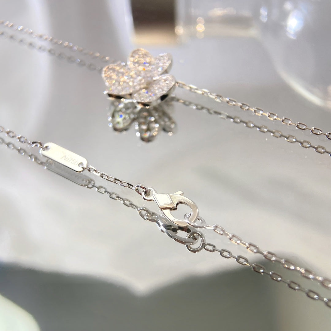 [CharmAmor]FLOWER DIAMOND NECKLACE