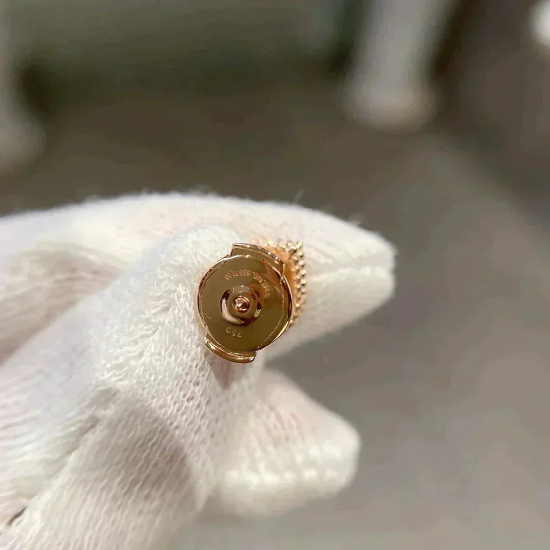 [CharmAmor]HEART CARNELIAN STUD EARRINGS
