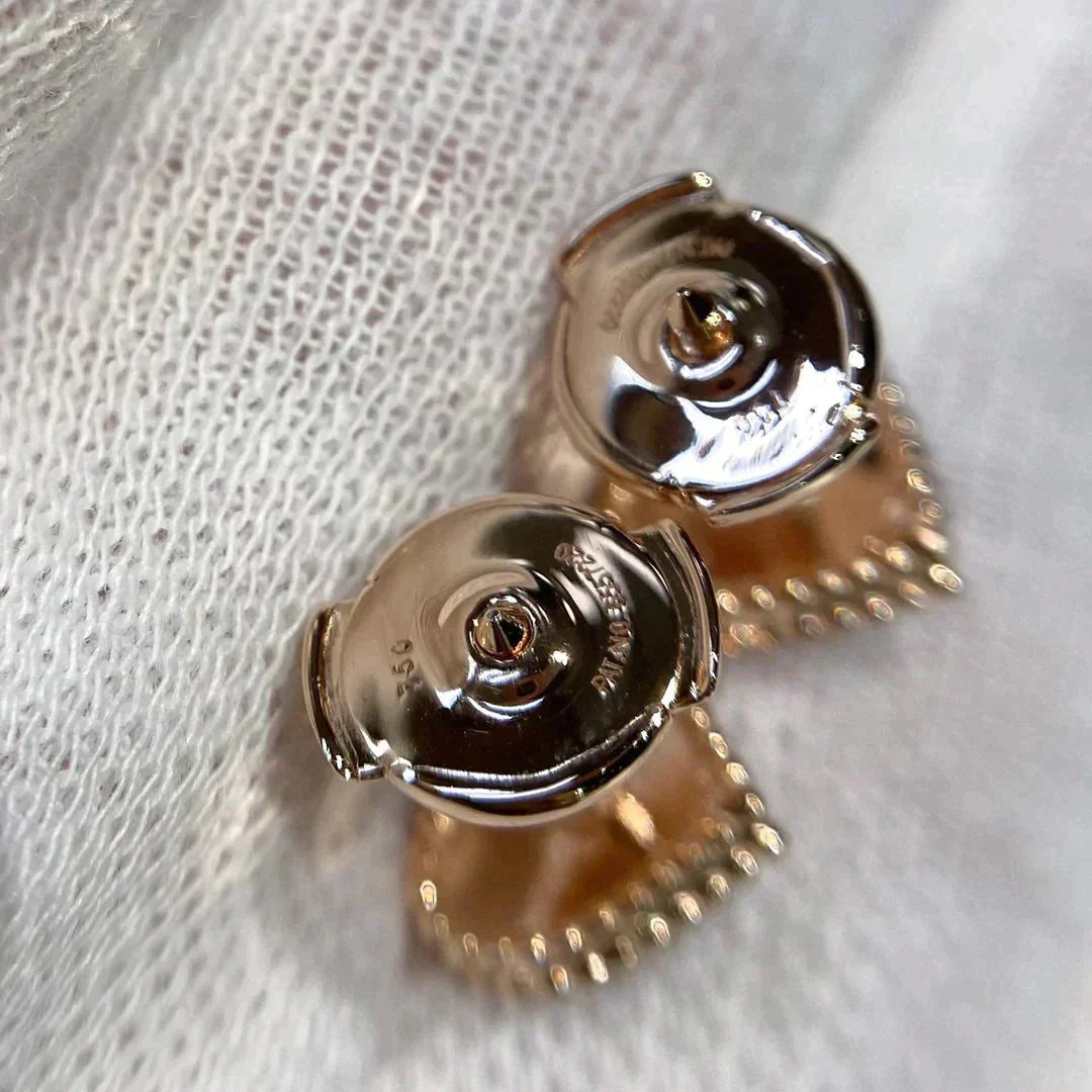[CharmAmor]HEART CARNELIAN STUD EARRINGS