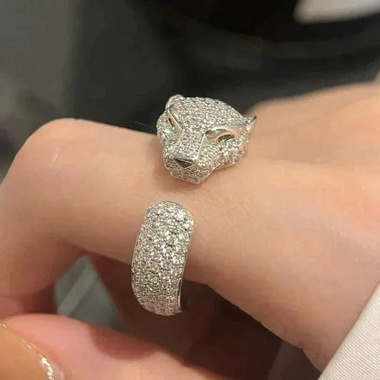 [CharmAmor]PANTHERE 5.5MM ALL DIAMOND RING
