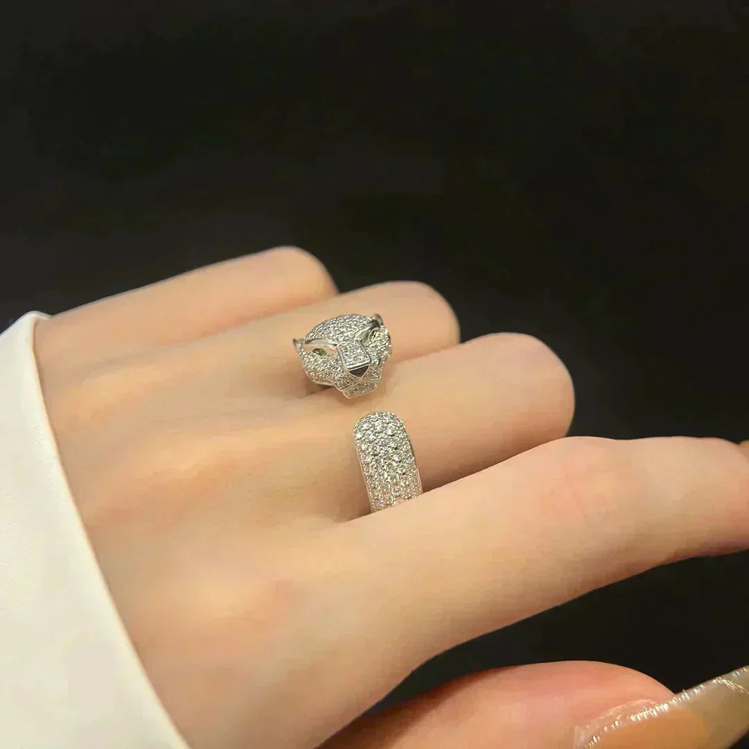 [CharmAmor]PANTHERE 5.5MM ALL DIAMOND RING