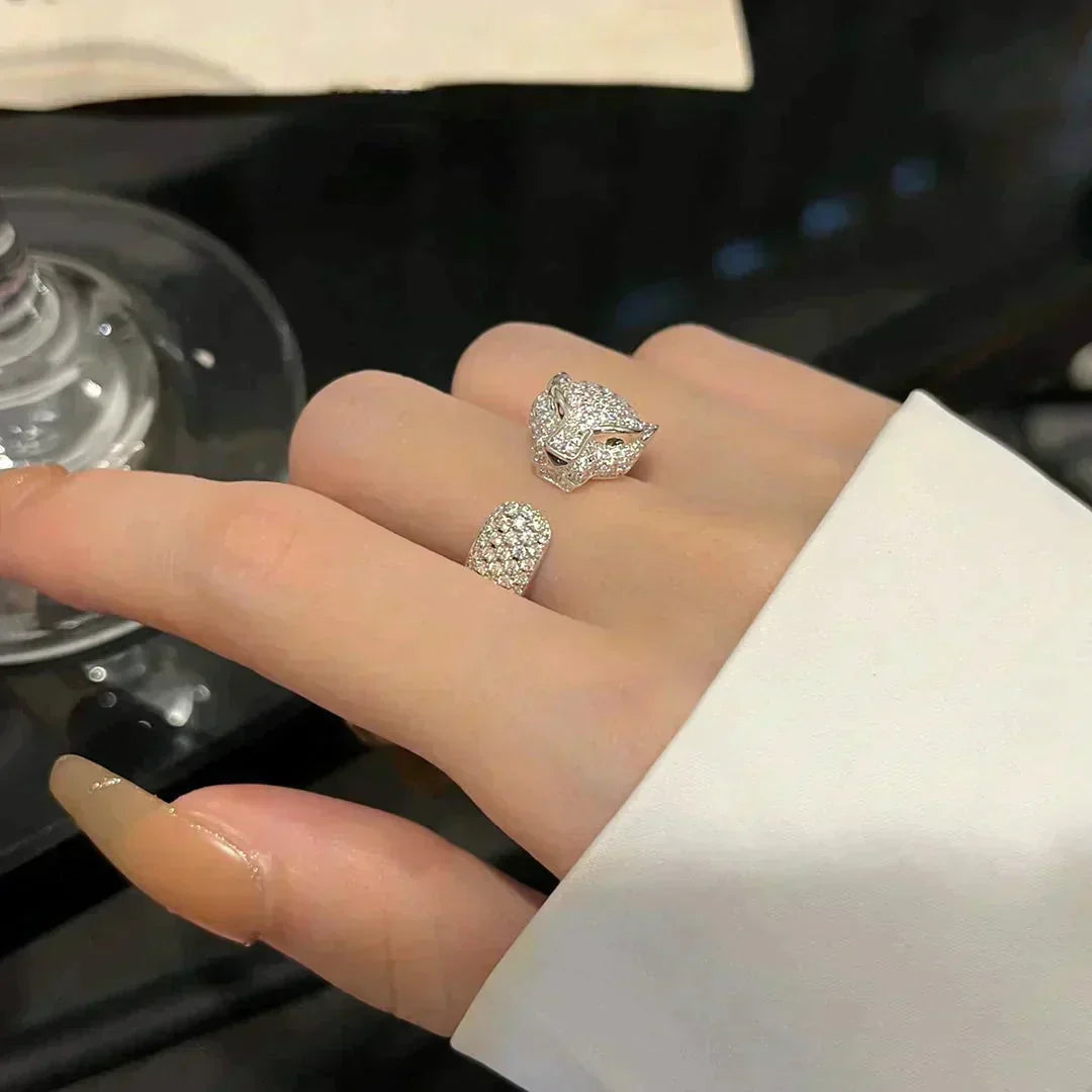 [CharmAmor]PANTHERE 5.5MM ALL DIAMOND RING