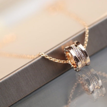 [CharmAmor]ZERO 1 PINK GOLD DIAMOND NECKLACE