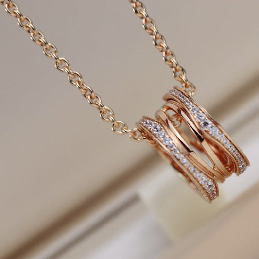[CharmAmor]ZERO 1 PINK GOLD NECKLACE