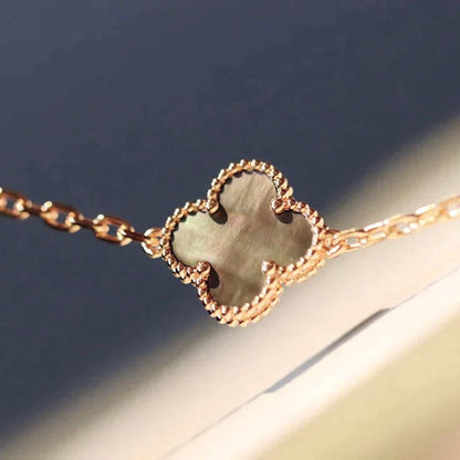 [CharmAmor]CLOVER 20 MOTIFS LASER DIAMOND NECKLACE