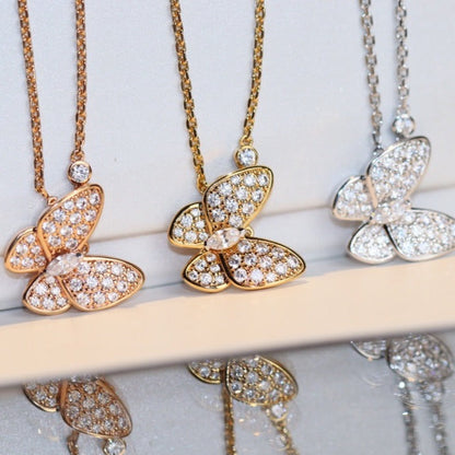 [CharmAmor]BUTTERFLY DIAMOND NECKLACE