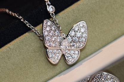 [CharmAmor]BUTTERFLY DIAMOND NECKLACE