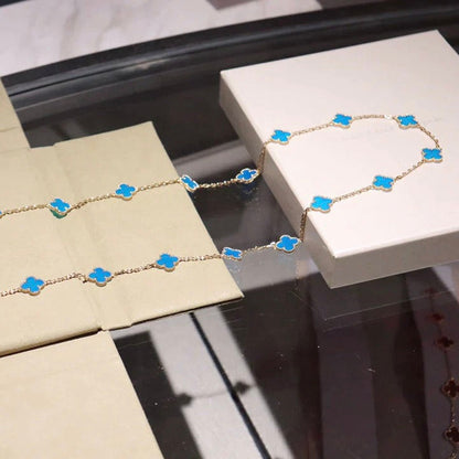 [CharmAmor]CLOVER 20 MOTIFS TURQUOISE GOLD