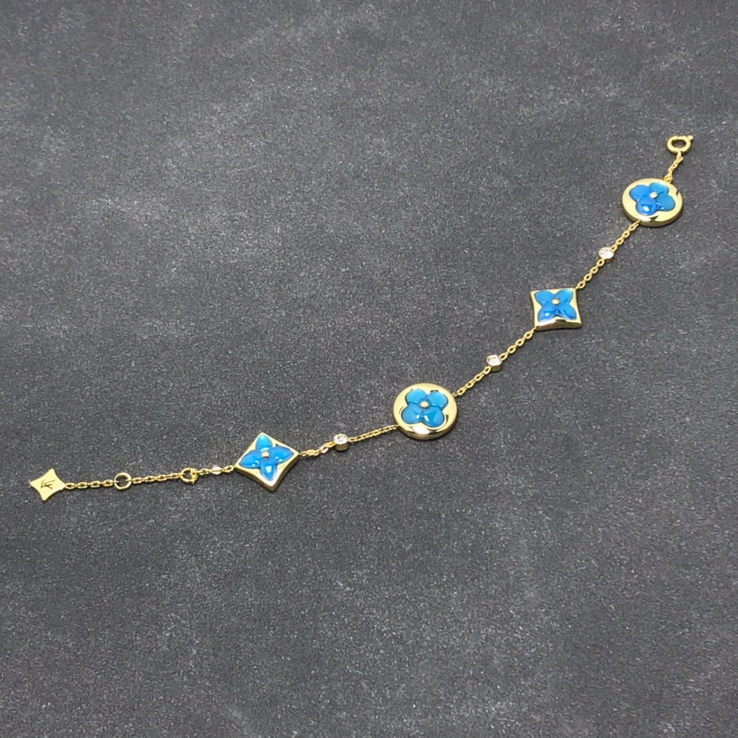 [CharmAmor]STAR AND SUN TURQUOISE 4 MOTIFS 3 DIAMONDS