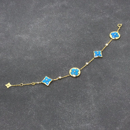 [CharmAmor]STAR AND SUN TURQUOISE 4 MOTIFS 3 DIAMONDS