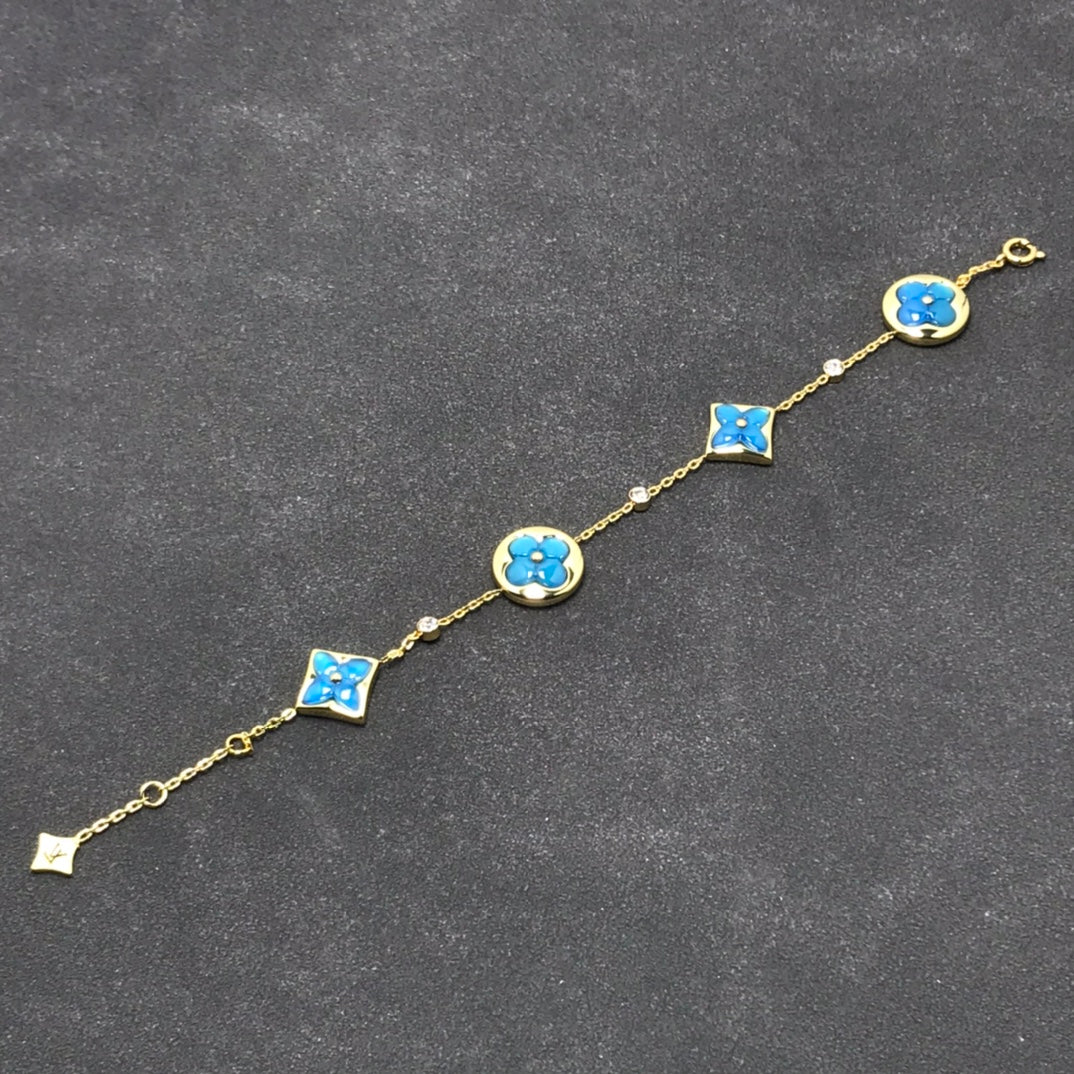 [CharmAmor]STAR AND SUN TURQUOISE 4 MOTIFS 3 DIAMONDS
