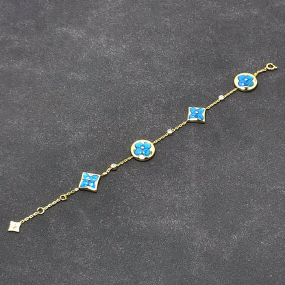 [CharmAmor]STAR AND SUN TURQUOISE 4 MOTIFS 3 DIAMONDS