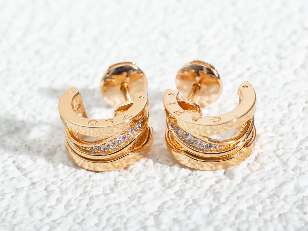 [CharmAmor]ZERO 1 PINK GOLD DIAMONDS EARRINGS