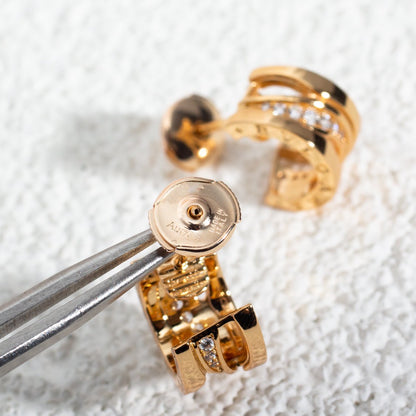 [CharmAmor]ZERO 1 PINK GOLD DIAMONDS EARRINGS