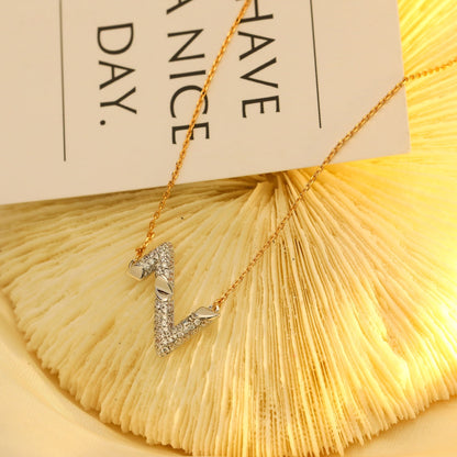 [CharmAmor]VOLT SILVER DIAMOND PEDANT NECKLACE
