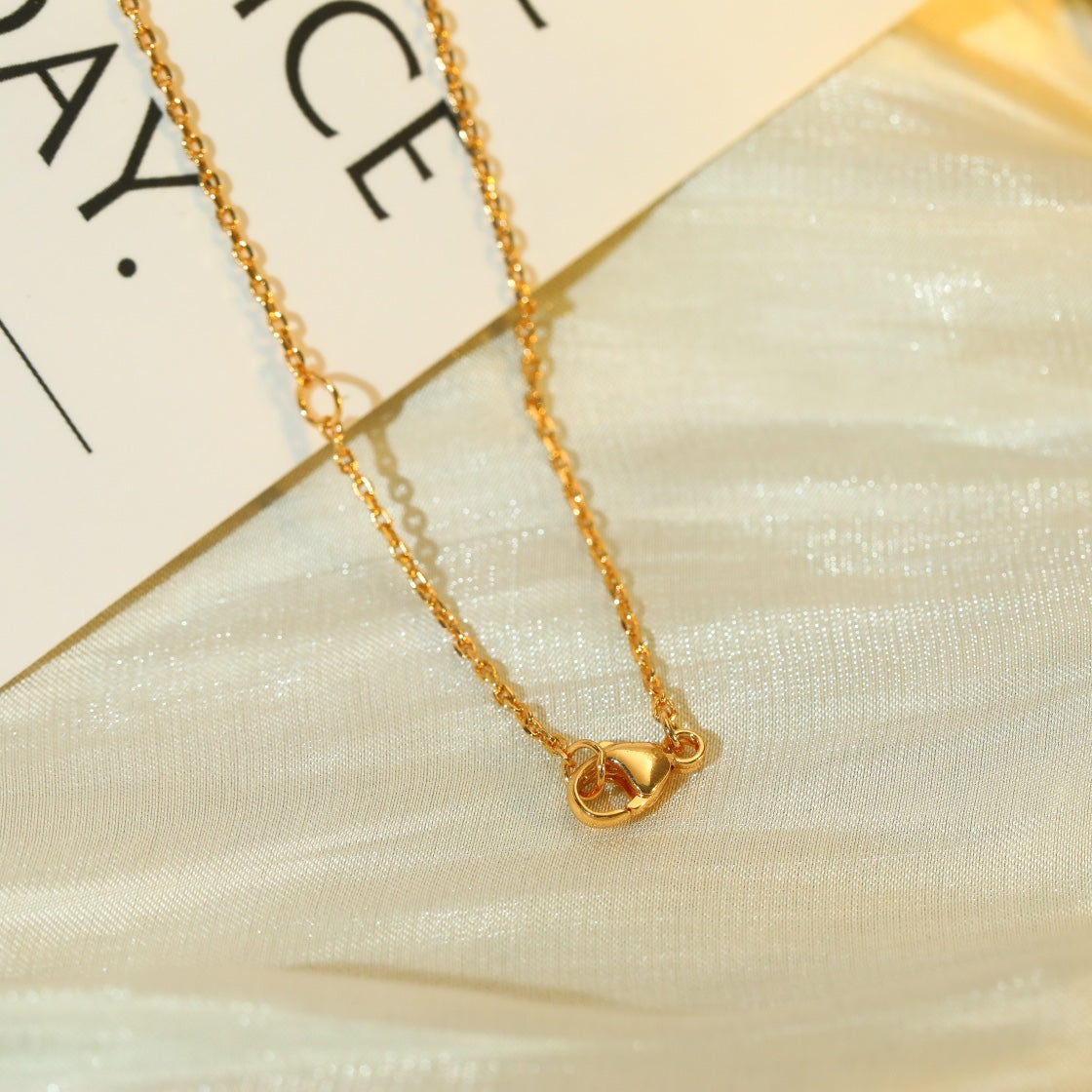 [CharmAmor]VOLT SILVER DIAMOND PEDANT NECKLACE