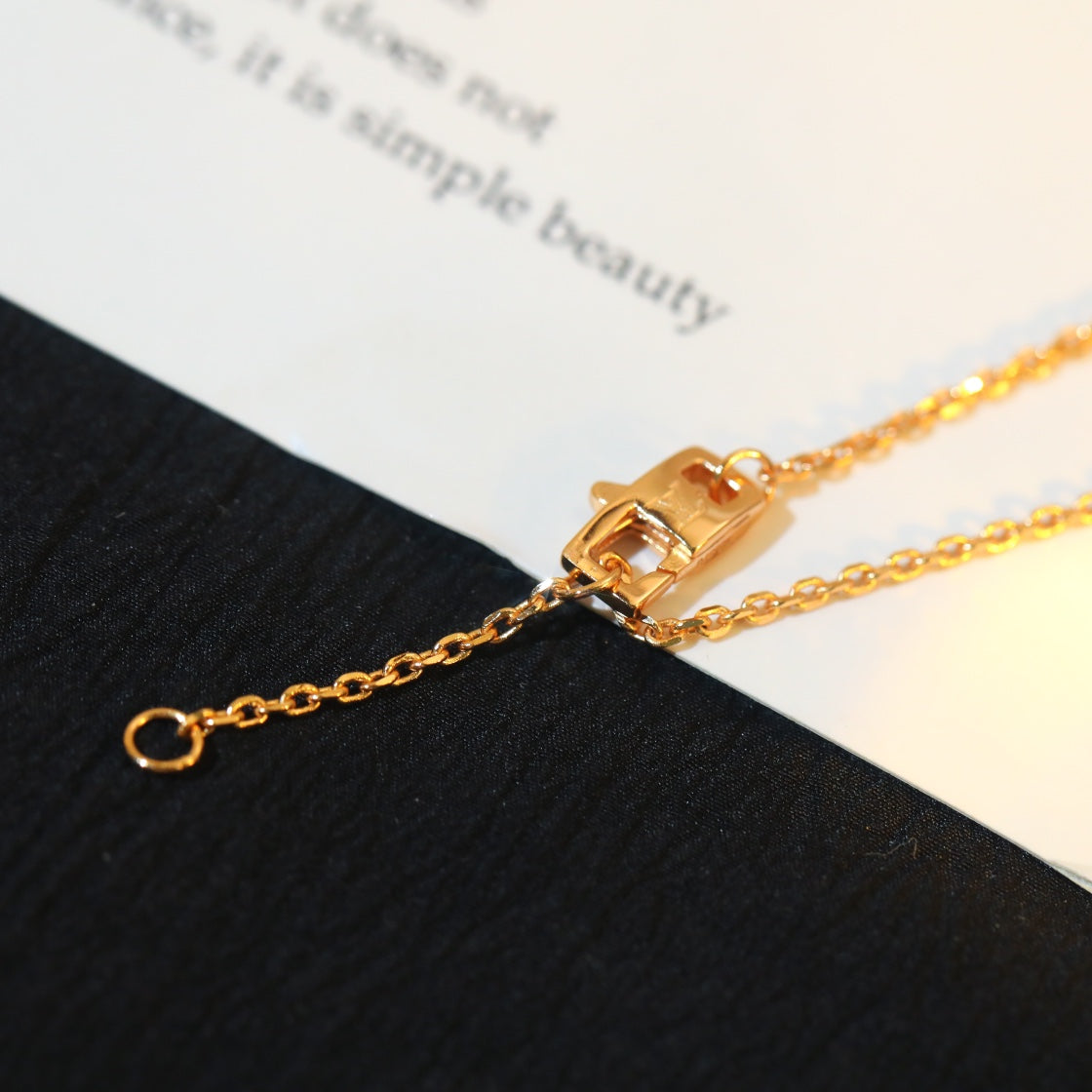 [CharmAmor]STAR AND SUN DIAMOND PINK GOLD NECKLACE