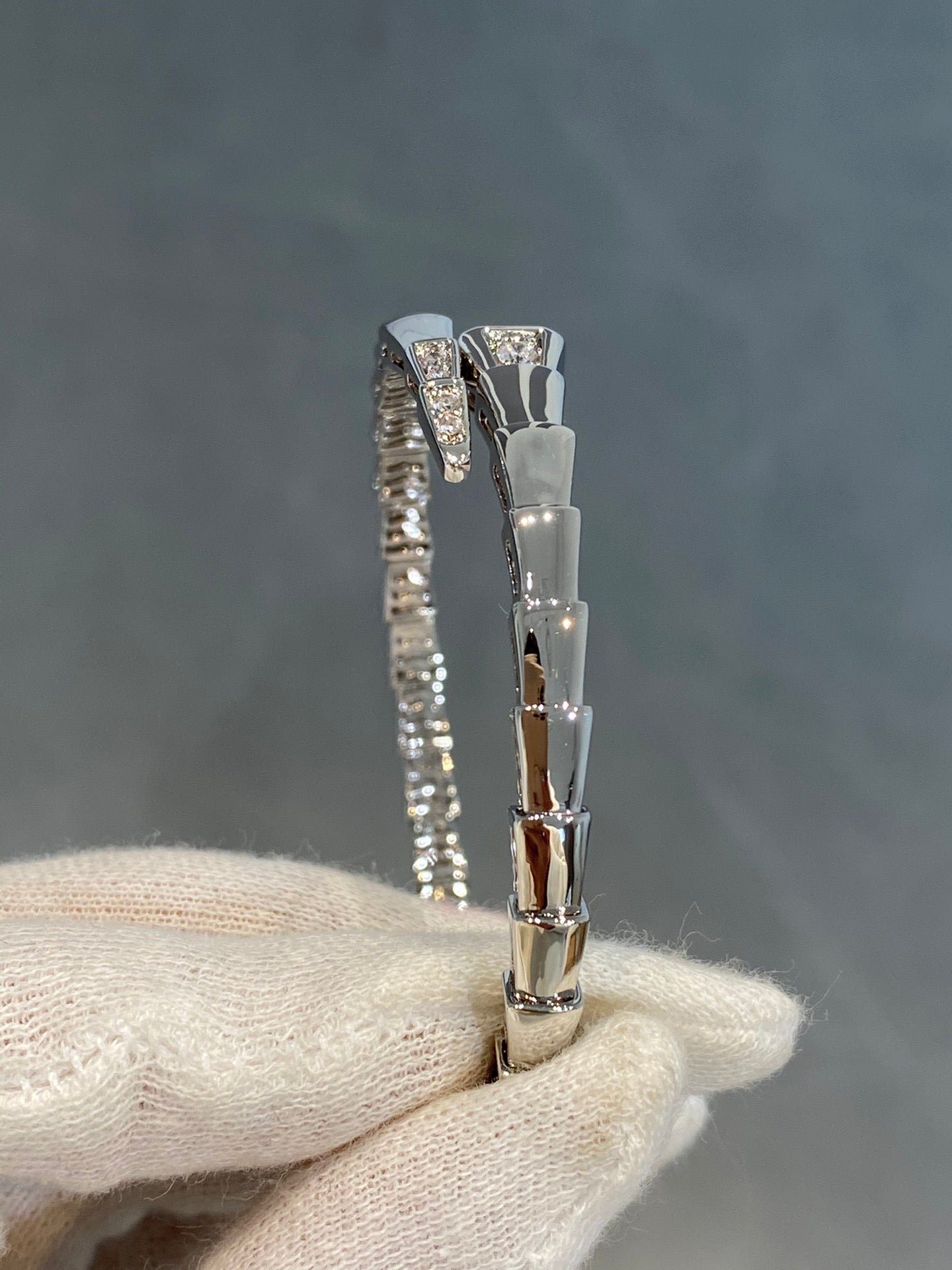 [CharmAmor]SERPENTI BRACELET DIAMONDS SILVER