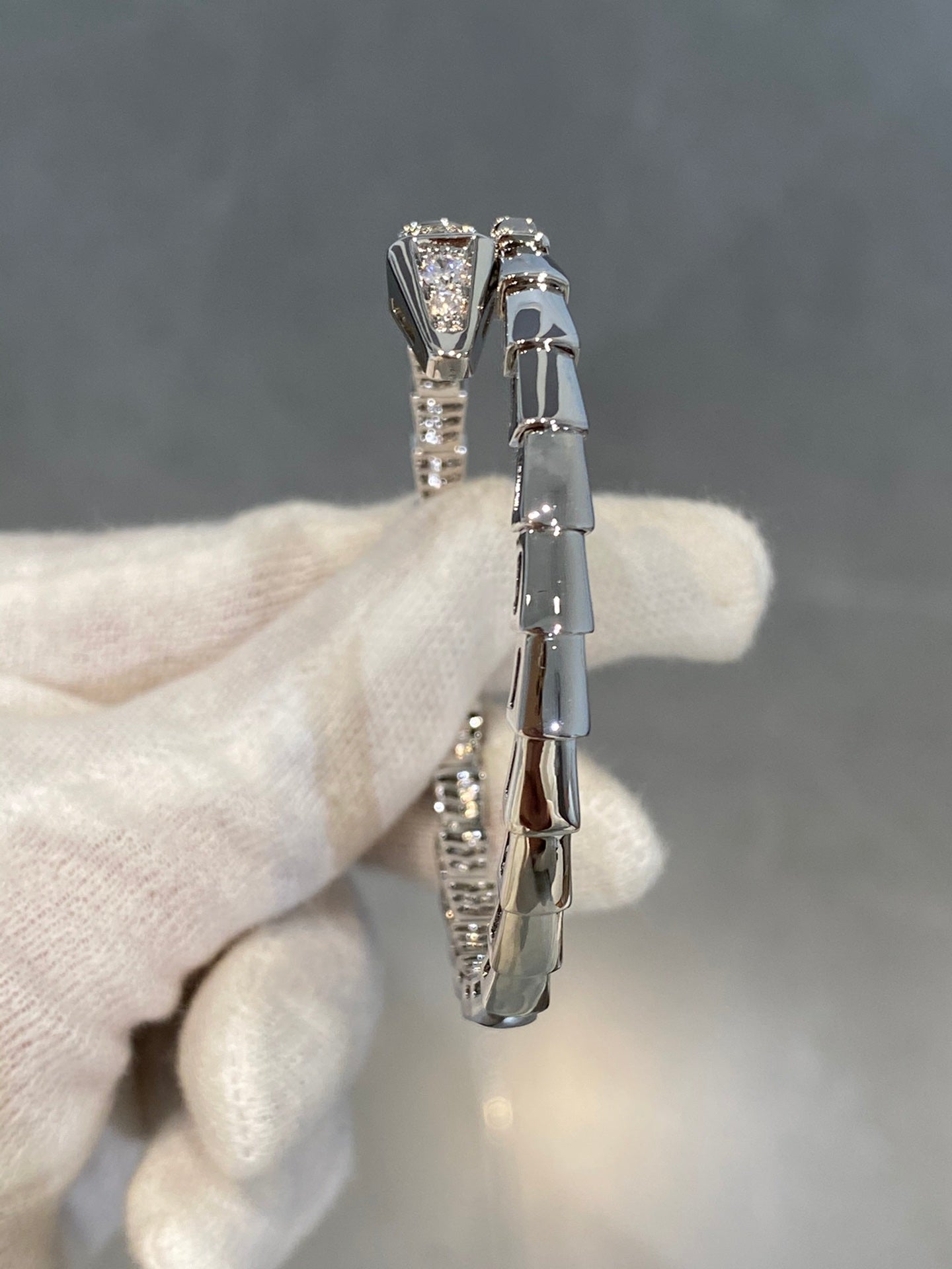 [CharmAmor]SERPENTI BRACELET DIAMONDS SILVER