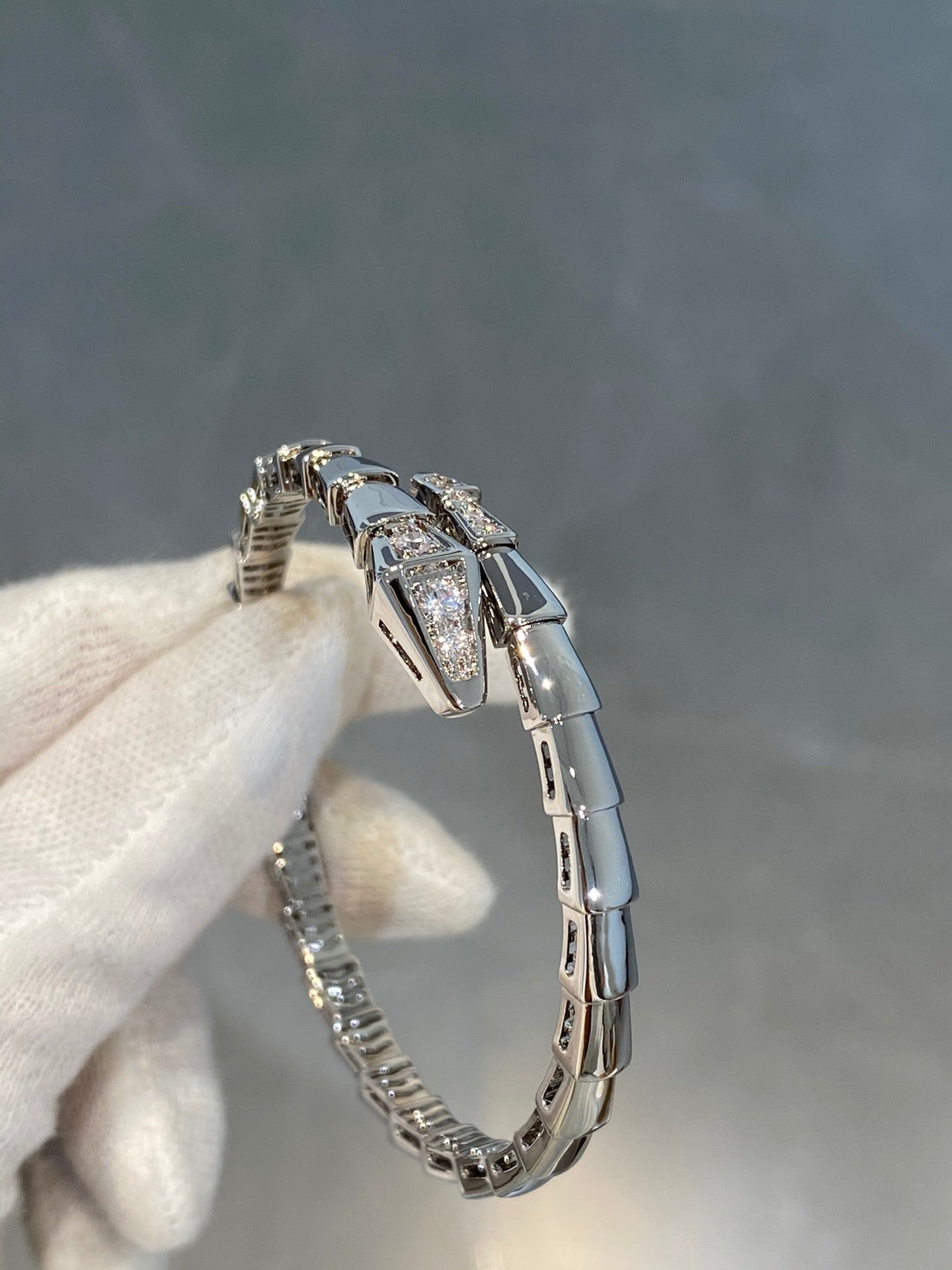 [CharmAmor]SERPENTI BRACELET DIAMONDS SILVER