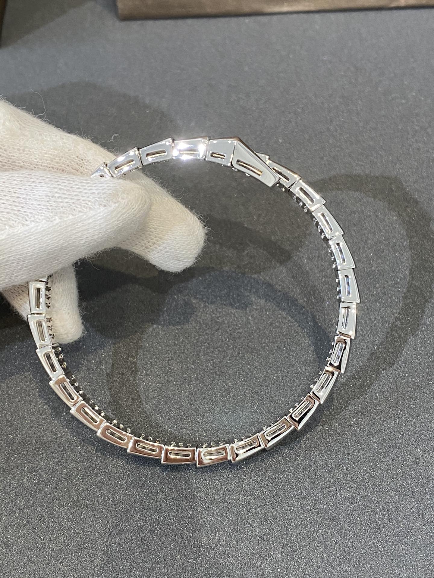 [CharmAmor]SERPENTI BRACELET DIAMONDS SILVER