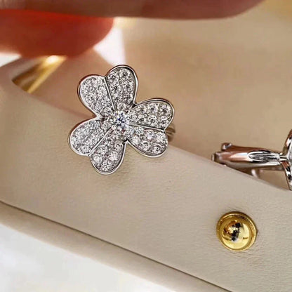 [CharmAmor]CLOVER COMOS DIAMOND EARRINGS SILVER