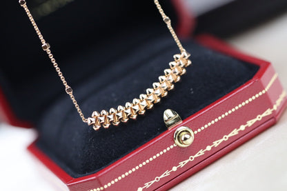 [CharmAmor]CLASH PINK GOLD NECKLACE