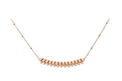 [CharmAmor]CLASH PINK GOLD NECKLACE