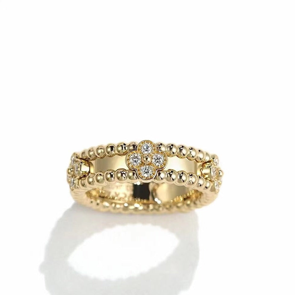 [CharmAmor]PERLEE GOLD DIAMOND RING