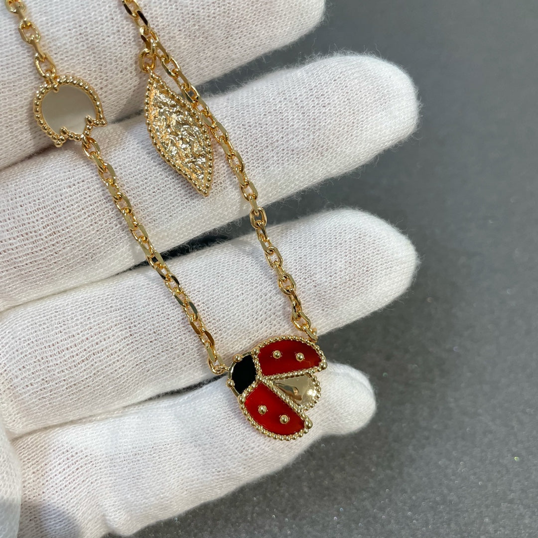 [CharmAmor]LUCKY SPRING 15 MOTIFS GOLD NECKLACE