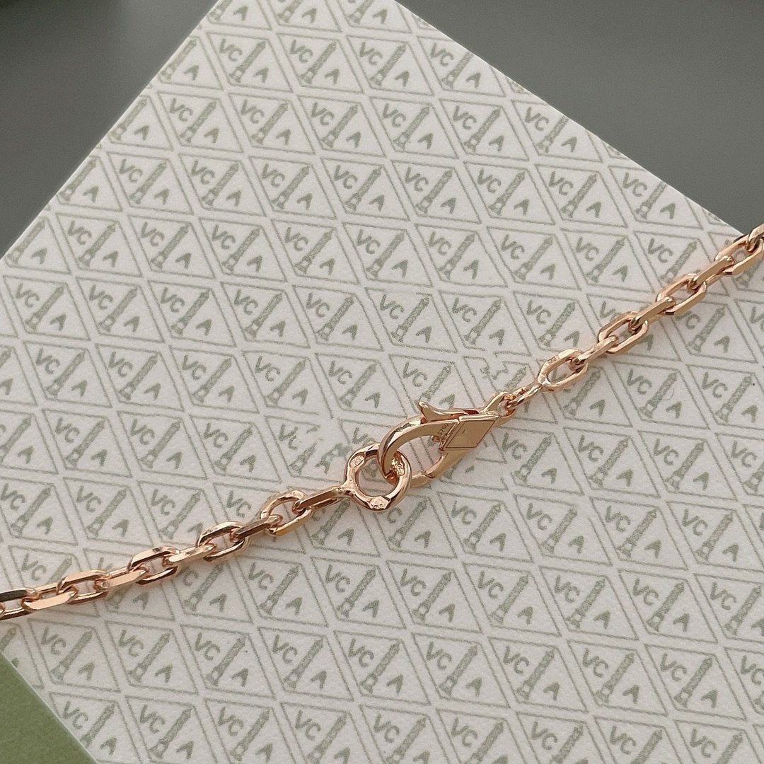 [CharmAmor]LUCKY SPRING 15 MOTIFS ROSE GOLD NECKLACE