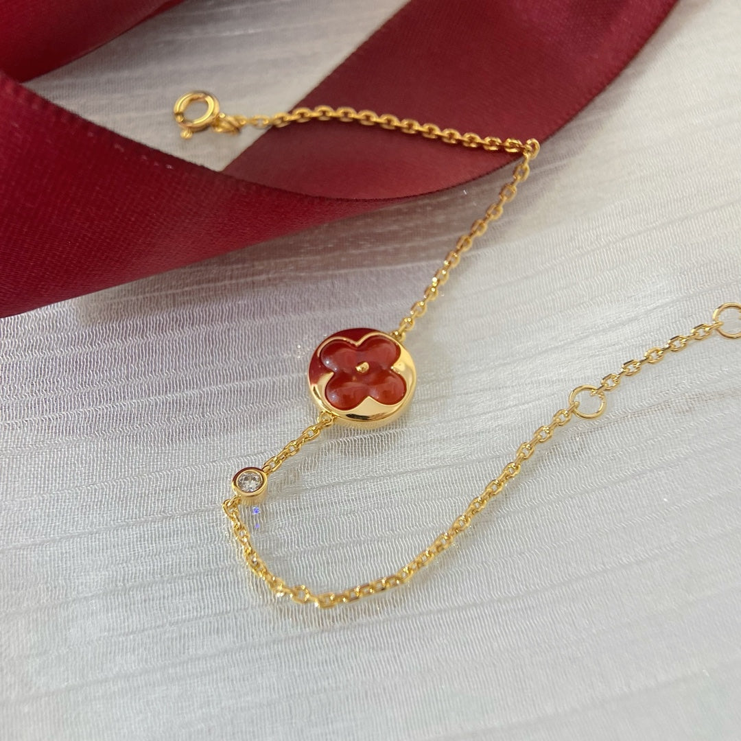 [CharmAmor]SUN PEDANT CARNELIAN BRACELET