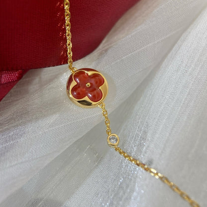 [CharmAmor]SUN PEDANT CARNELIAN BRACELET