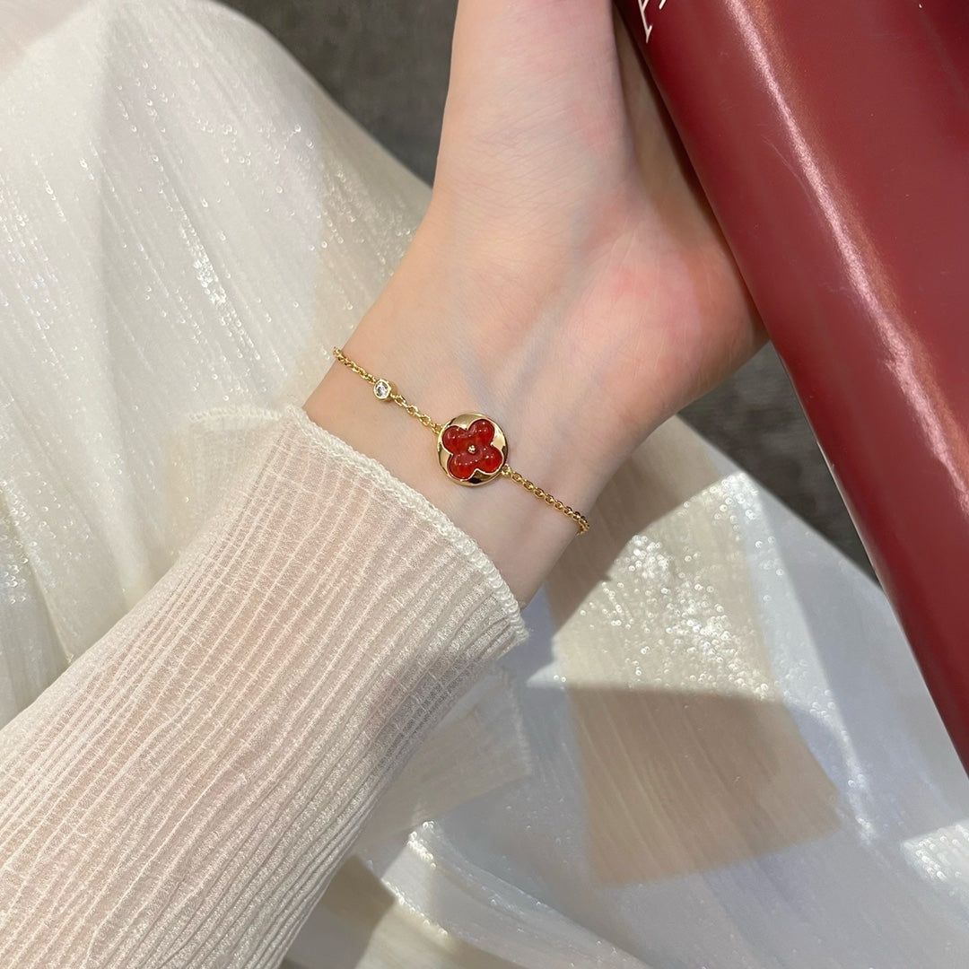 [CharmAmor]SUN PEDANT CARNELIAN BRACELET