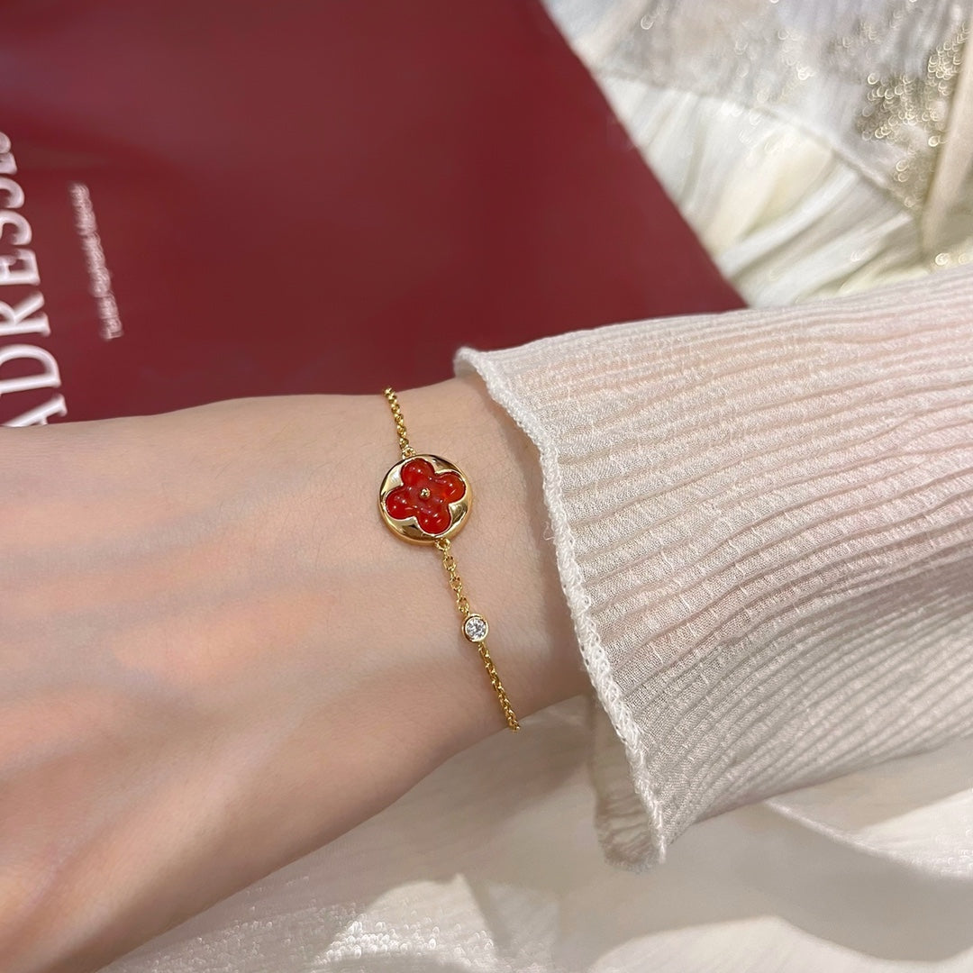 [CharmAmor]SUN PEDANT CARNELIAN BRACELET