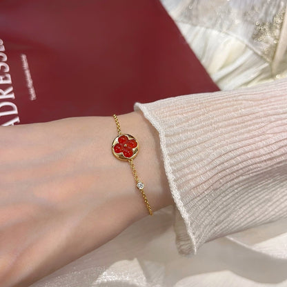 [CharmAmor]SUN PEDANT CARNELIAN BRACELET